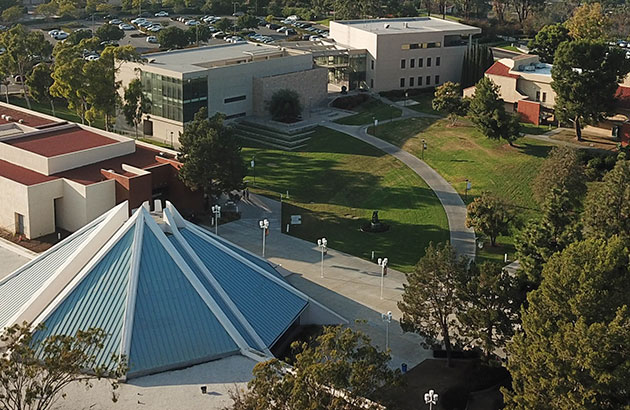 Aerial photo of the CUI campus